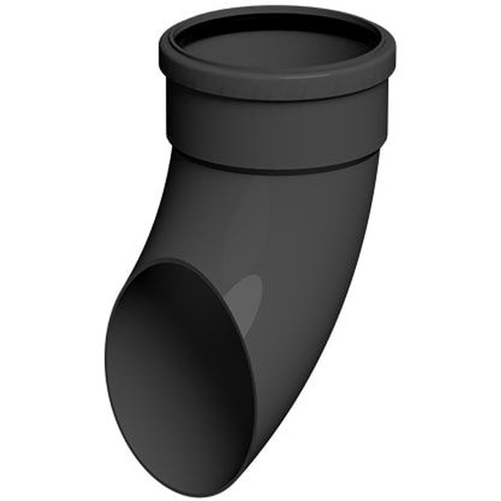 FloPlast Industrial Xtraflo Hopper Downpipe Kit Black 110mm Image 4