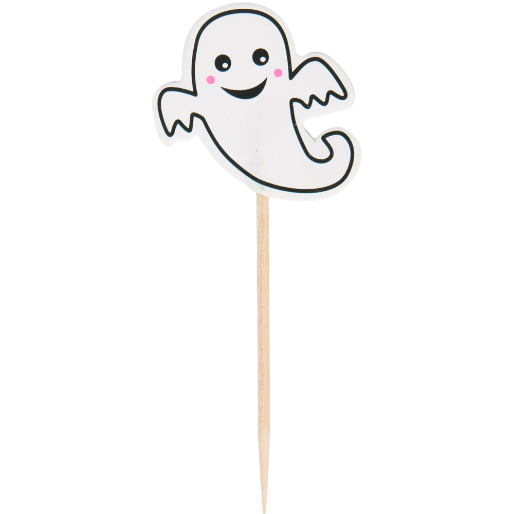 Ghost Cupcake Cases with Toppers Image 4