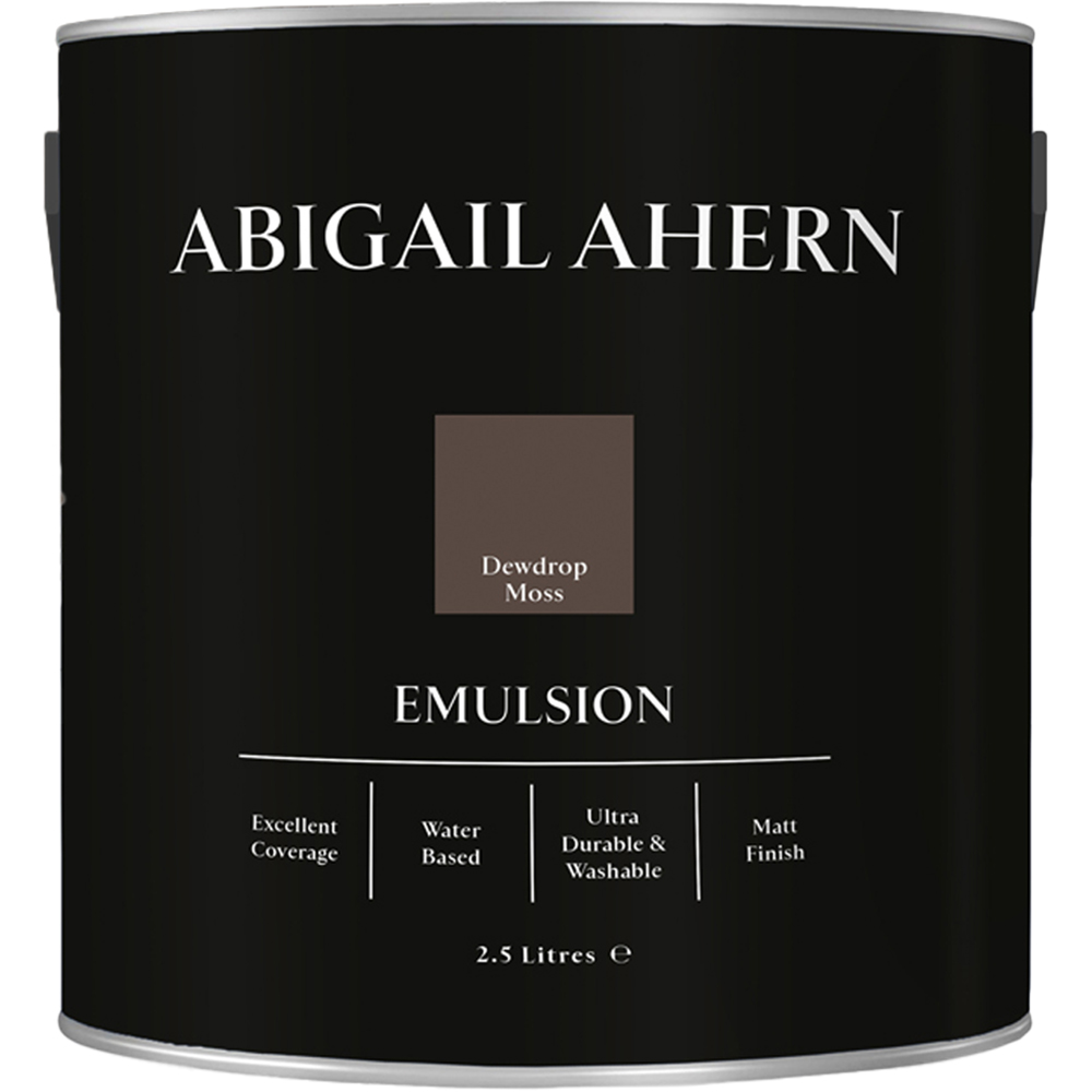 Abigail Ahern Walls and Ceilings Dewdrop Moss Emulsion Paint 2.5L Image 2