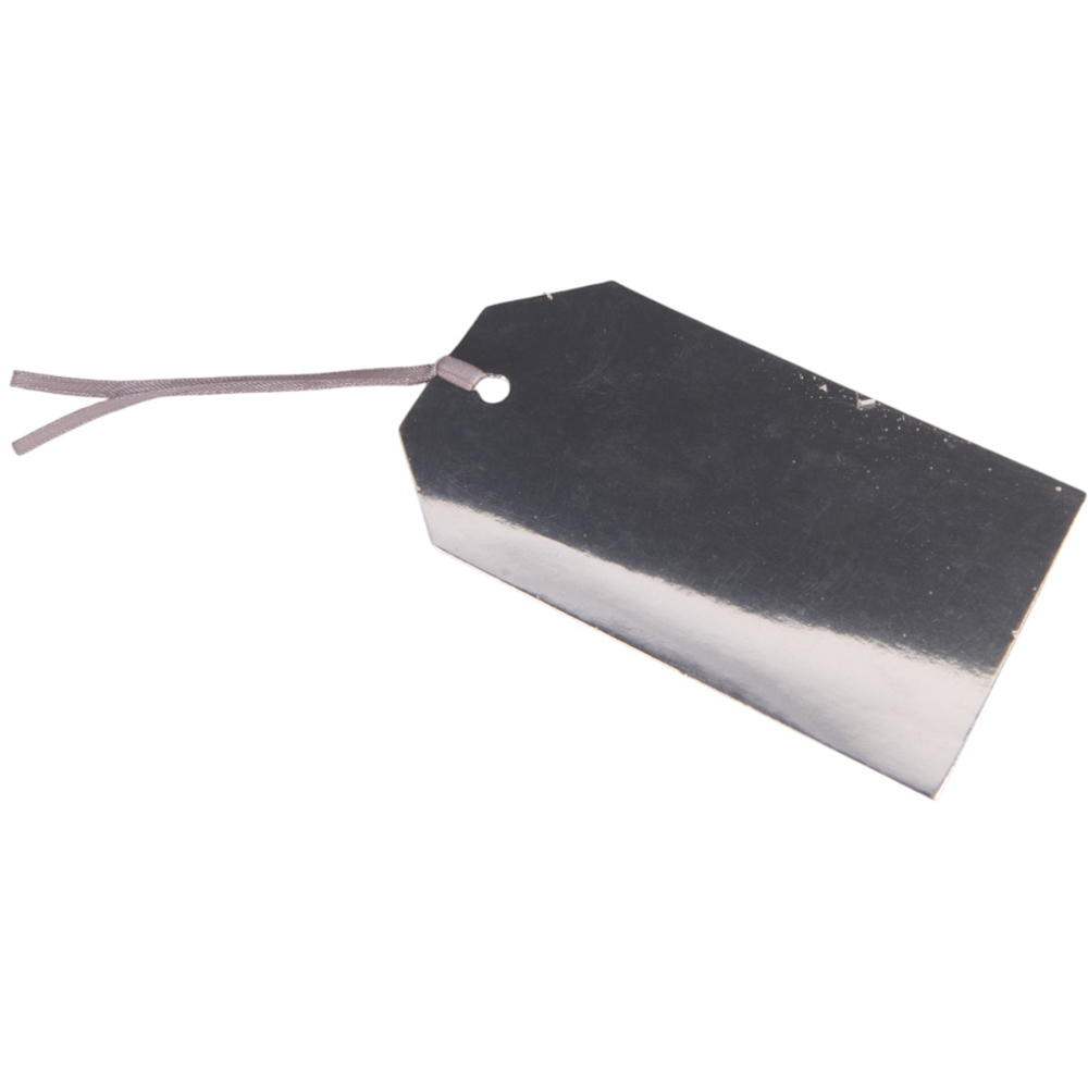 Pack of 10 Foil Christmas Tags - Red Image 2