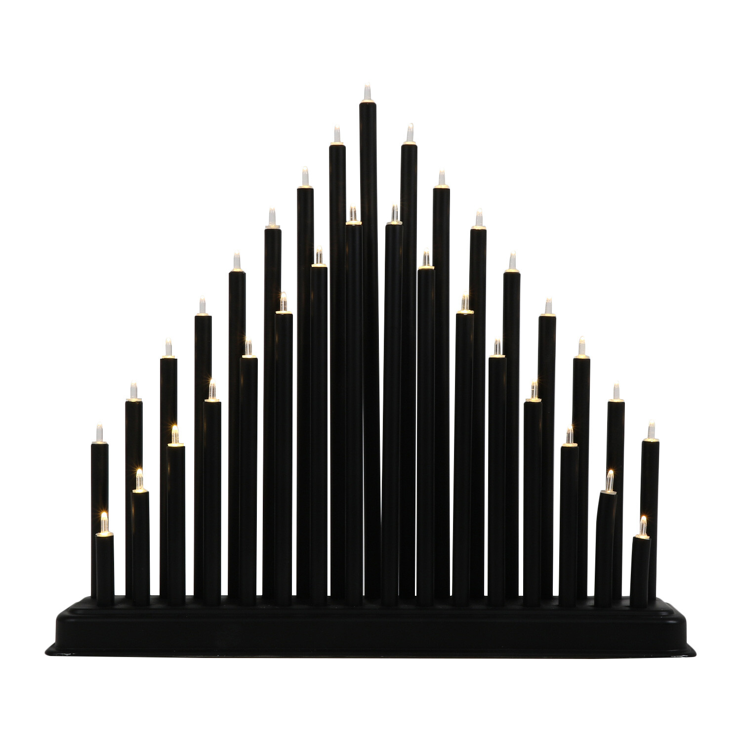 Black 33 LED Candle Bridge Image 2