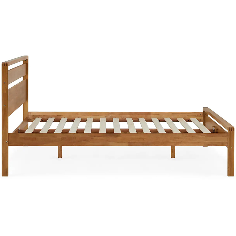 Skandi King Mid Oak Bed Frame Image 3
