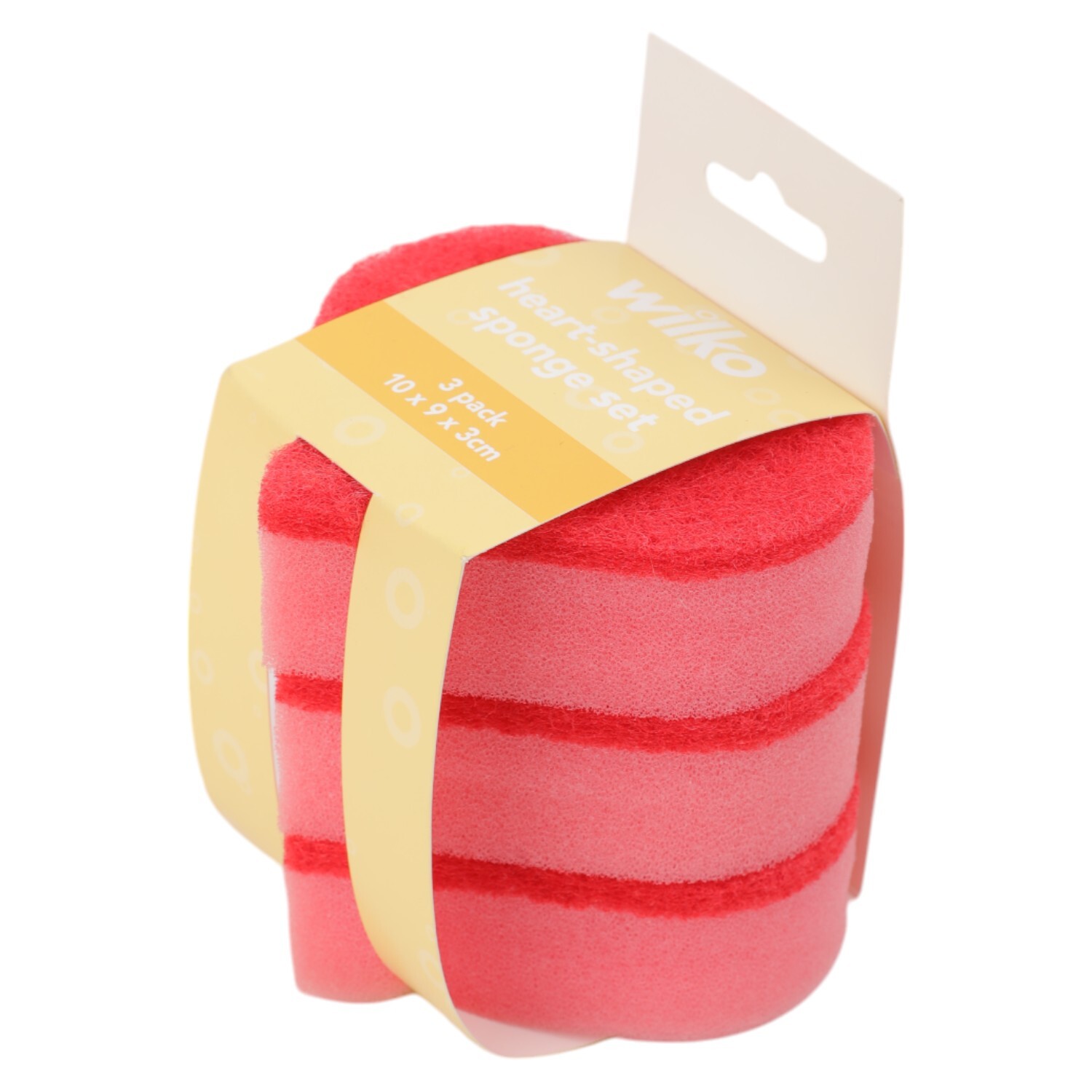Wilko Heart Shaped Sponge Set Image 5