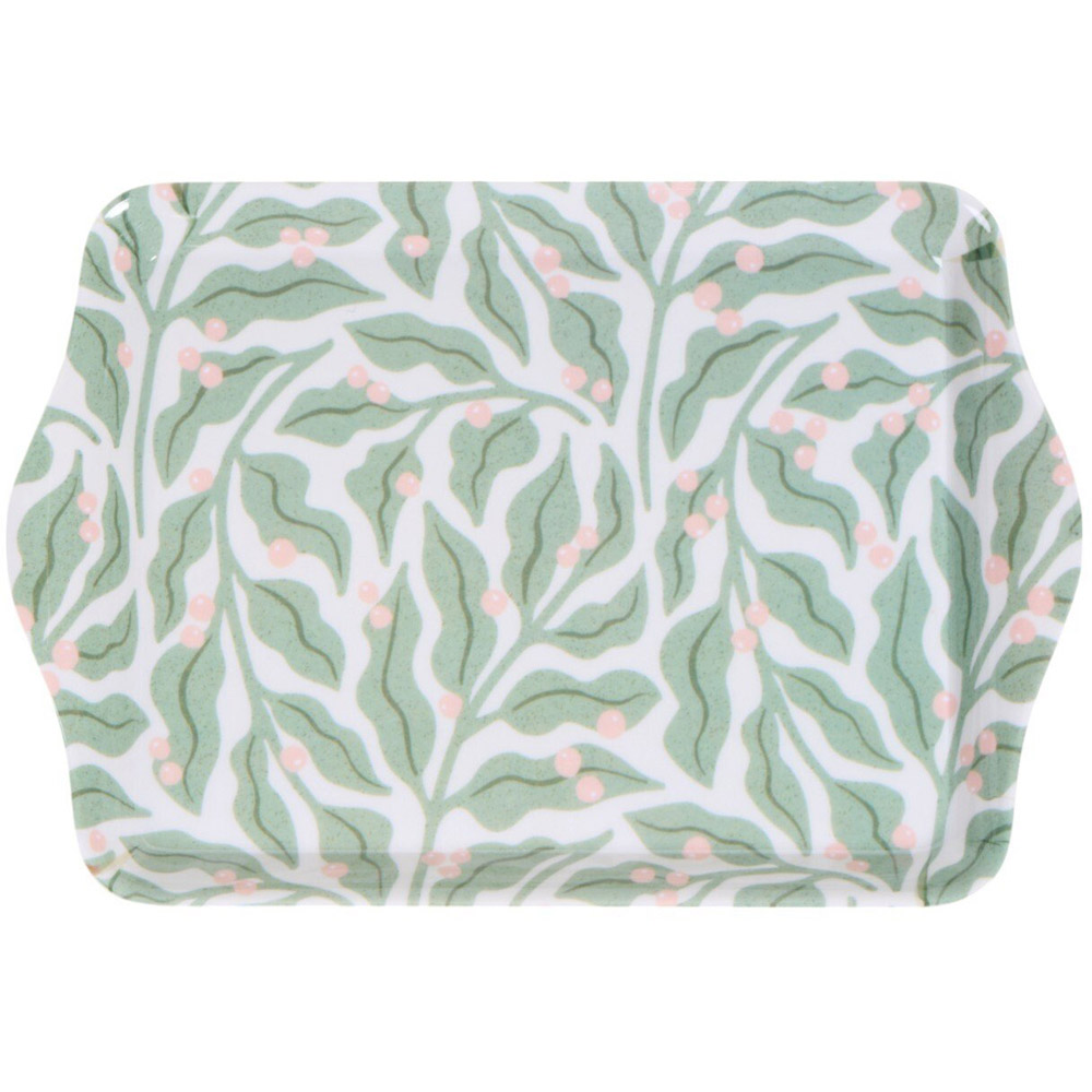 Green Leaves Tray Green Image 2