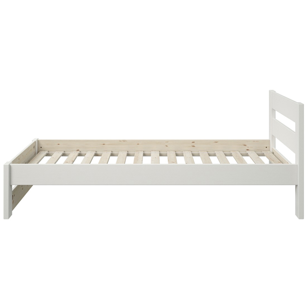 Noomi Tera Single White Bed Frame Image 4