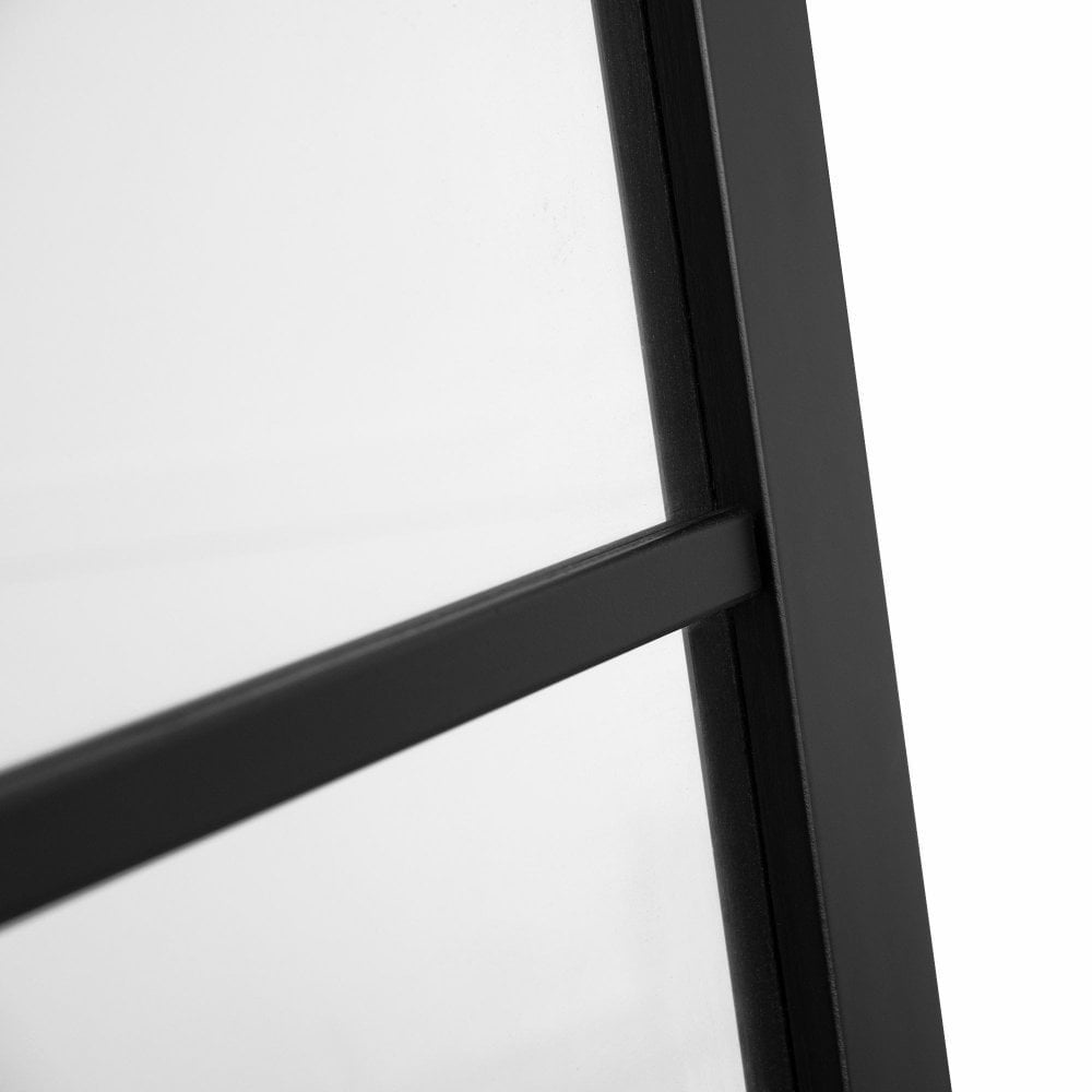 Industrial Studio Black 1 Panel 2 Light Clear Glass Internal Door 1981 x 762 x 35mm Image 5