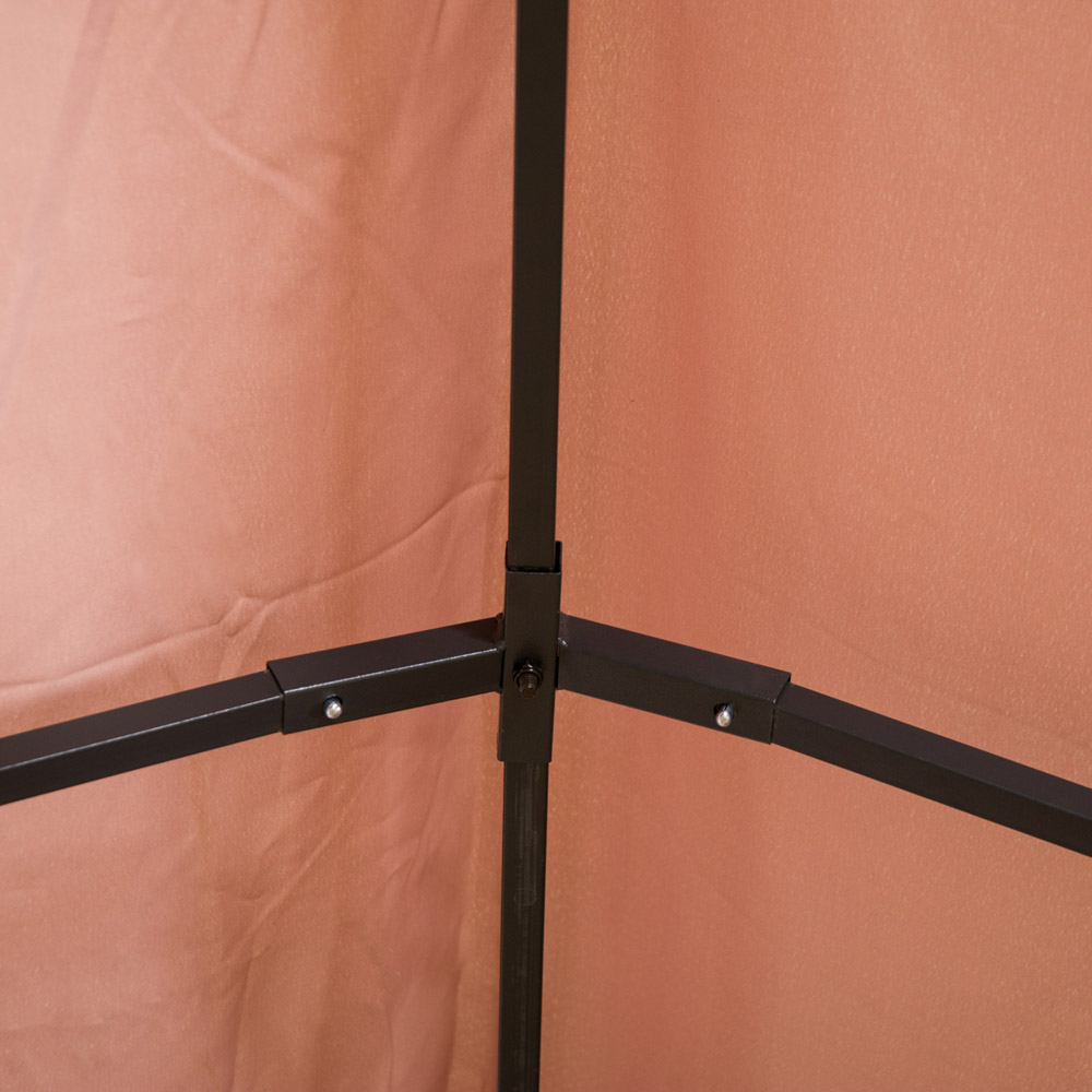 Gazebo Shelter Curtains 4m x 3m Brown Image 5