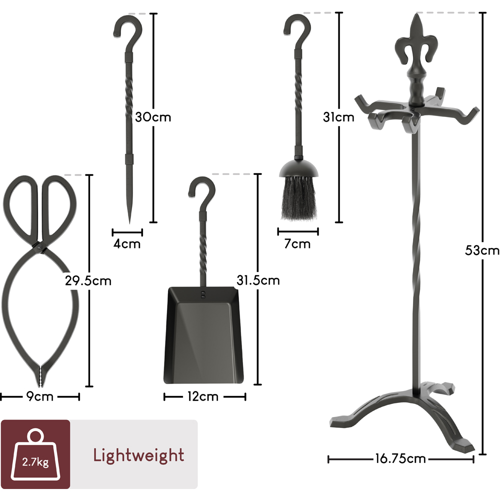 Fire Vida 5 Piece Fleur De Lys Companion Image 7