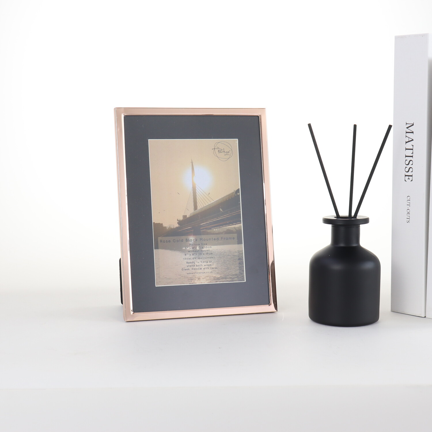 Metallic Mounted Frame - Rose Gold / 6x4in Image 4