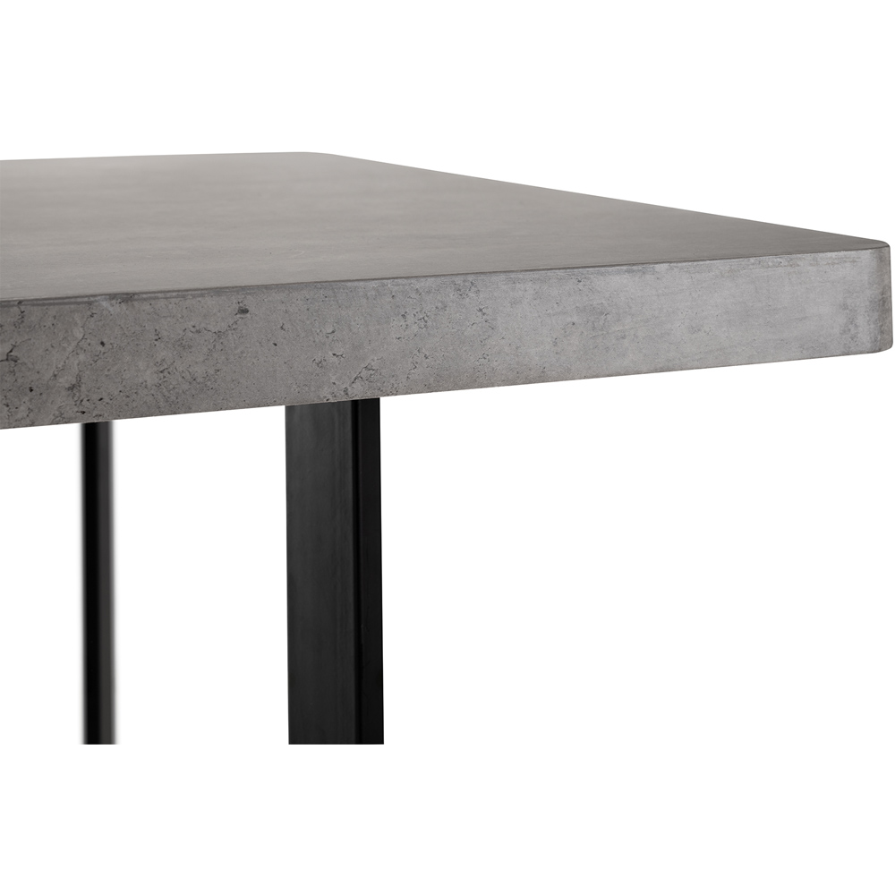 Julian Bowen Miller 6 Seater Concrete Dining Table Image 4