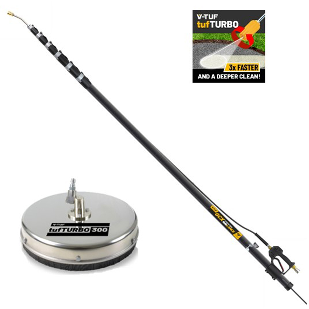 V-TUF T2.GCX42CF-KIT1 teleLANCE Carbon Fibre Telescopic Lance 2.5 to 12.8m and Roof Cleaner Kit Image 3