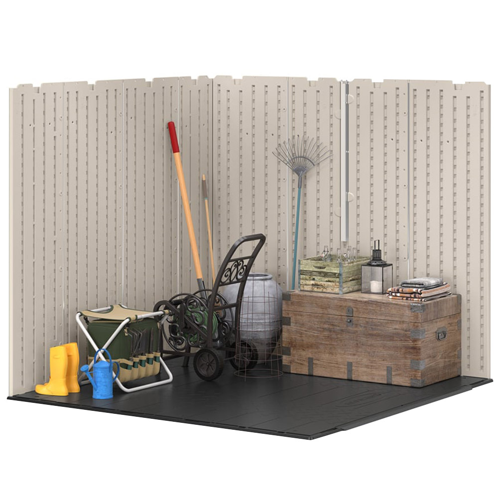 Suncast Vista 7 x 7ft Apex Storage Shed Image 4