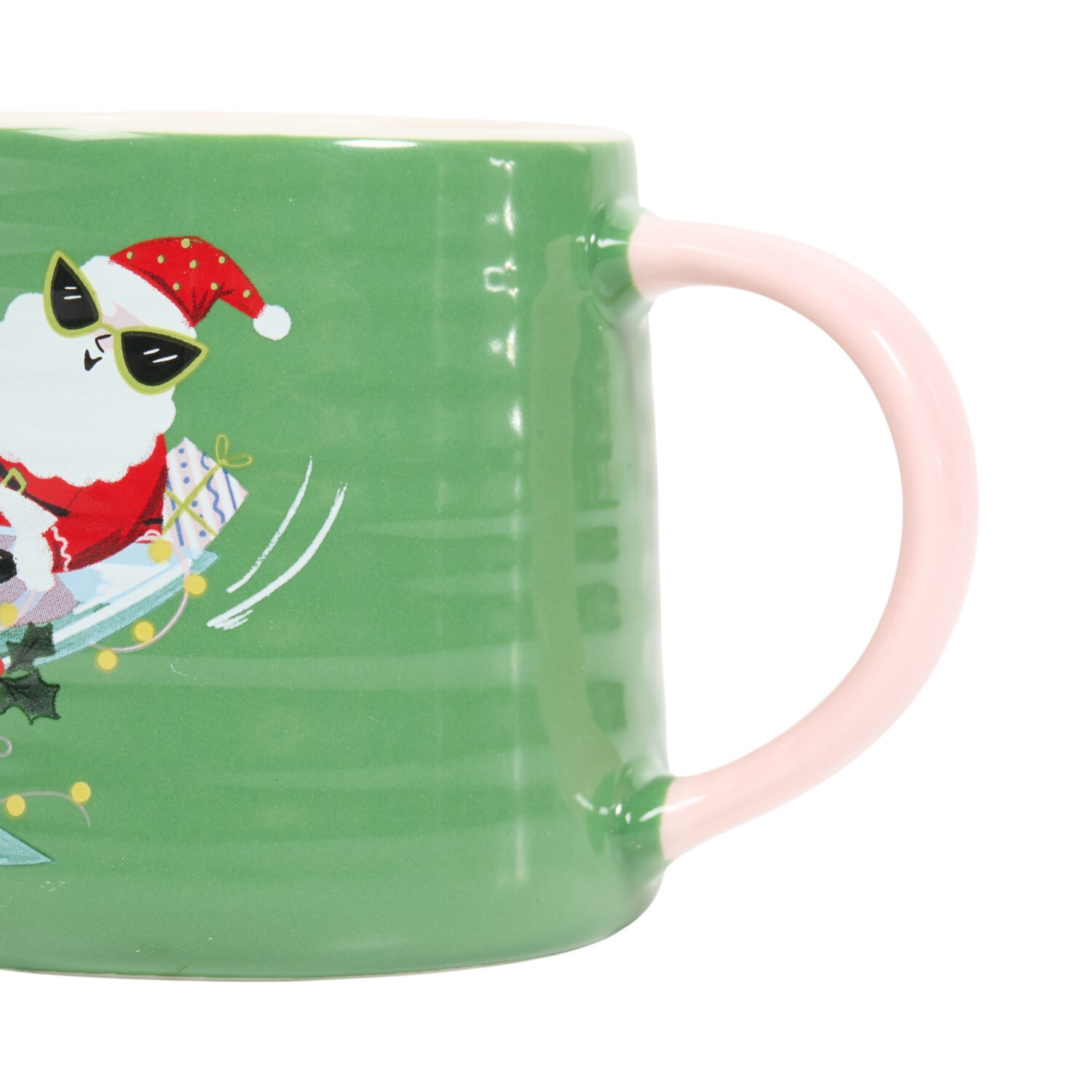 Santa Dinosaur or Cocktail Mug Image 7