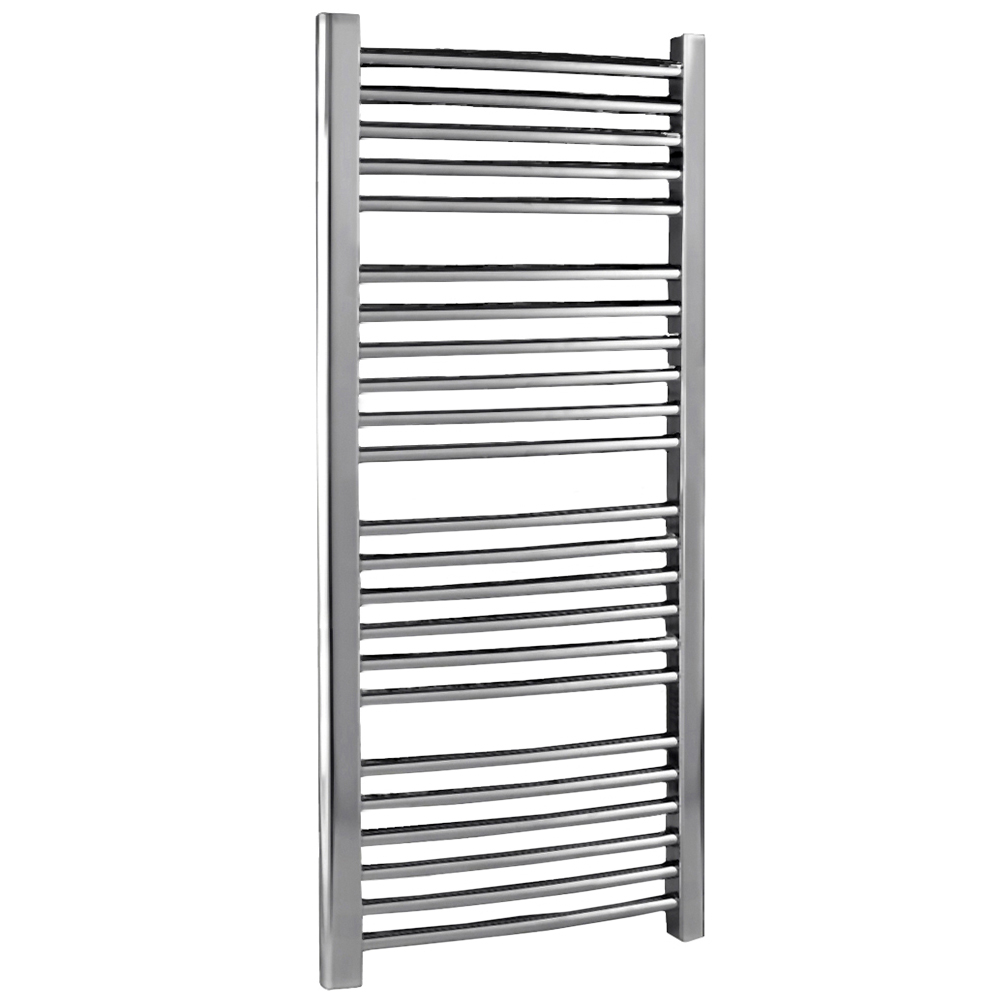 nuie Chrome Curved Ladder Rail 1100 x 500mm Image 1