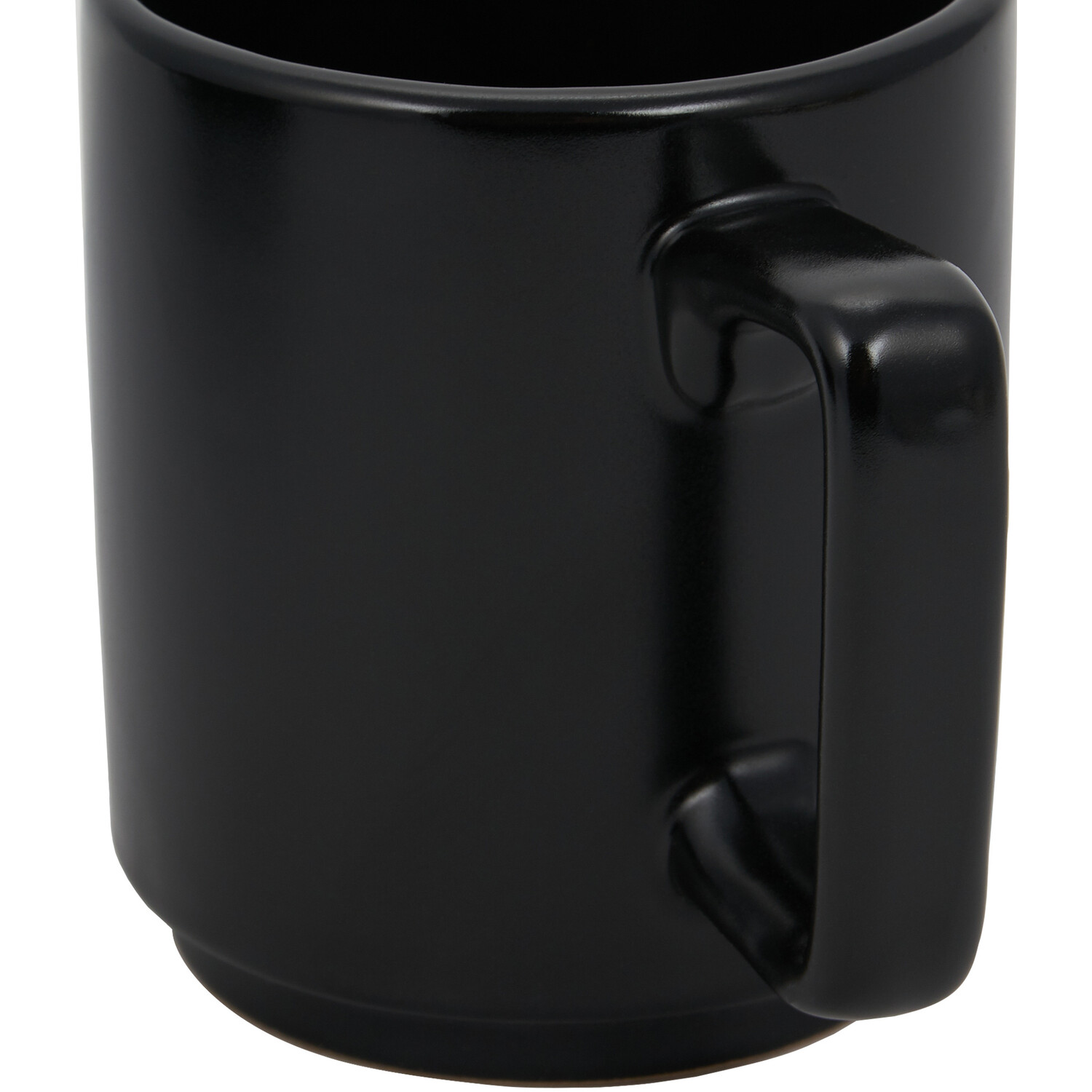 Set of 4 Malmo Stacking Mugs - Black Image 5