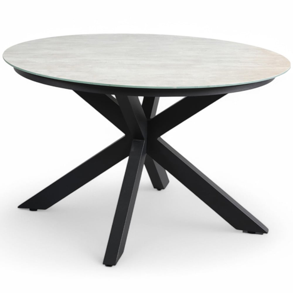 Royalcraft Bali 4 Seater Round Ceramic Rope Dining Set Image 3