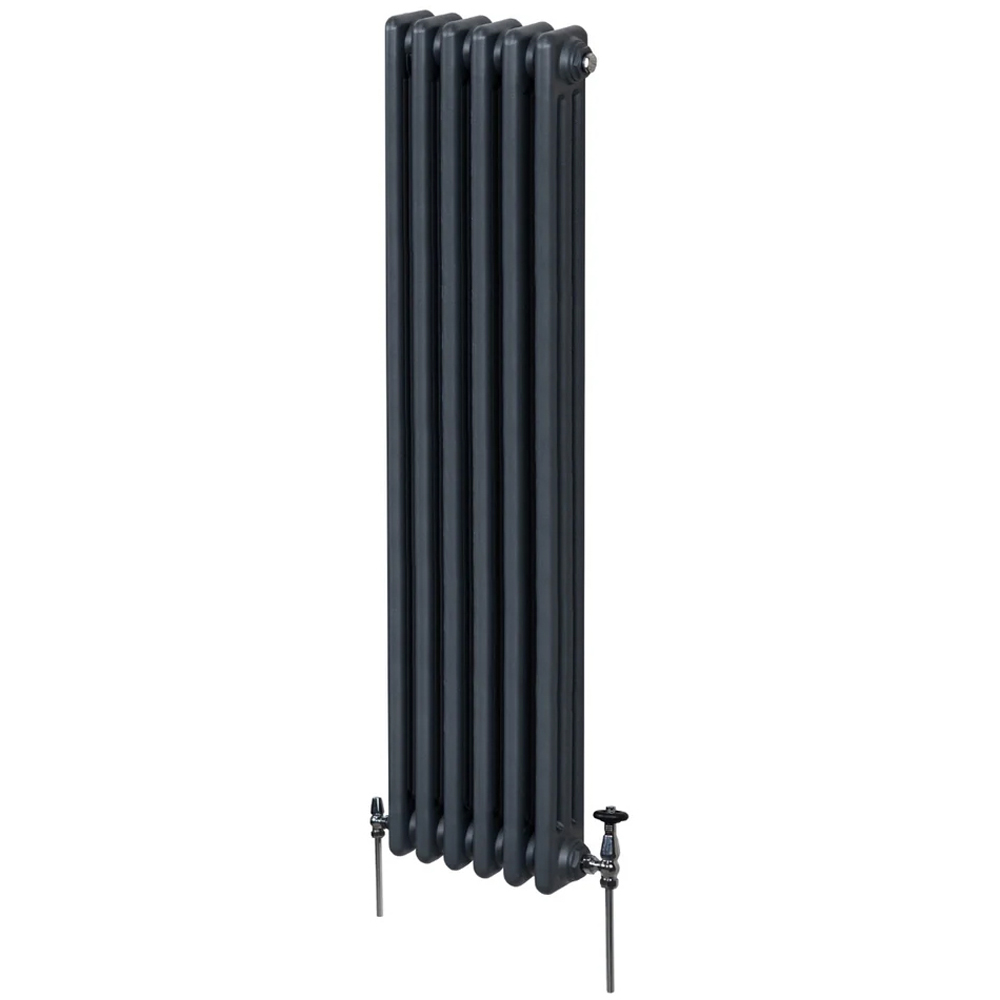 Monster Shop 3957 BTU Anthracite Grey Traditional 3 Column Radiator 1800 x 292mm Image 3