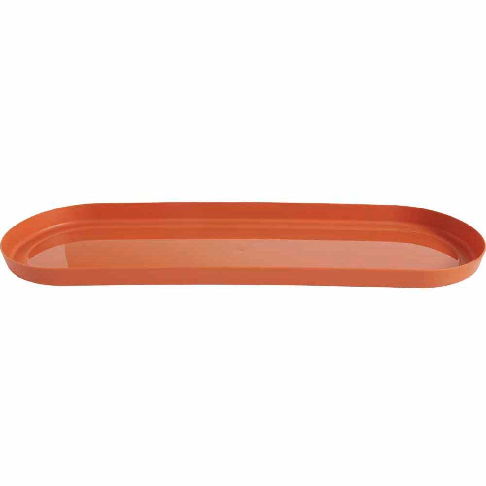 Clever Pots Terracotta Plastic 50cm Trough Tray 50cm Trough Image 1