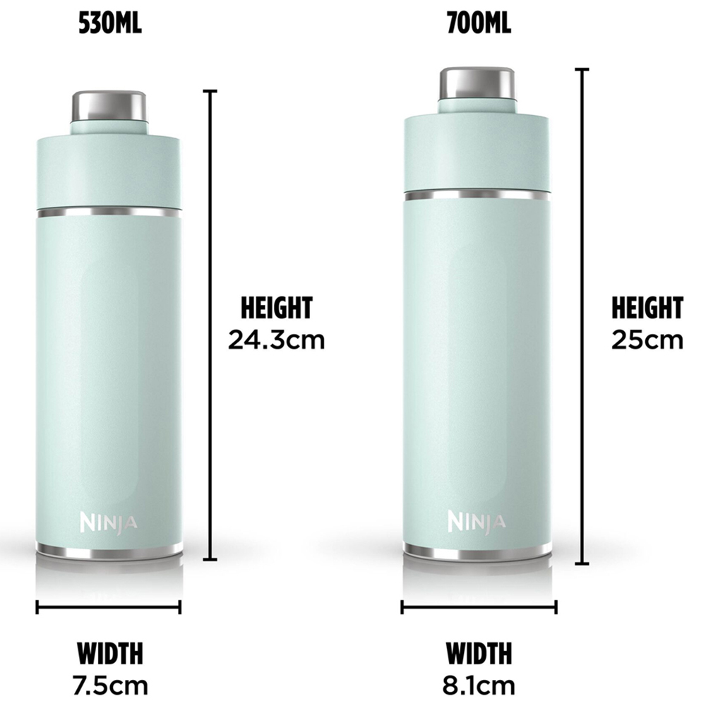 Ninja Thirsti Mint Travel Bottle 530ml Image 9