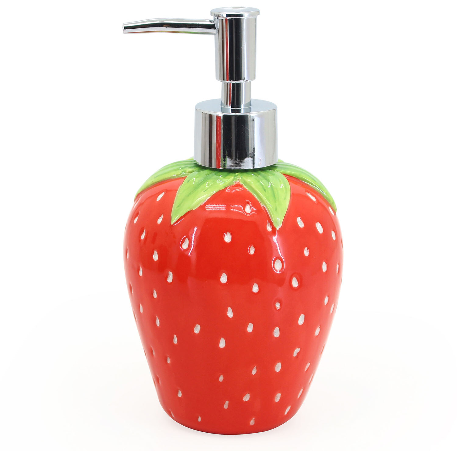 Strawberry Soap Dispenser Red Image