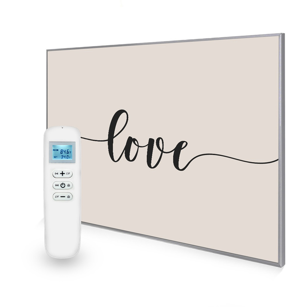Mirrorstone Nexus Love Quote Wi-Fi Infrared Heating Panel 1200W 995 x 1195mm Image 2