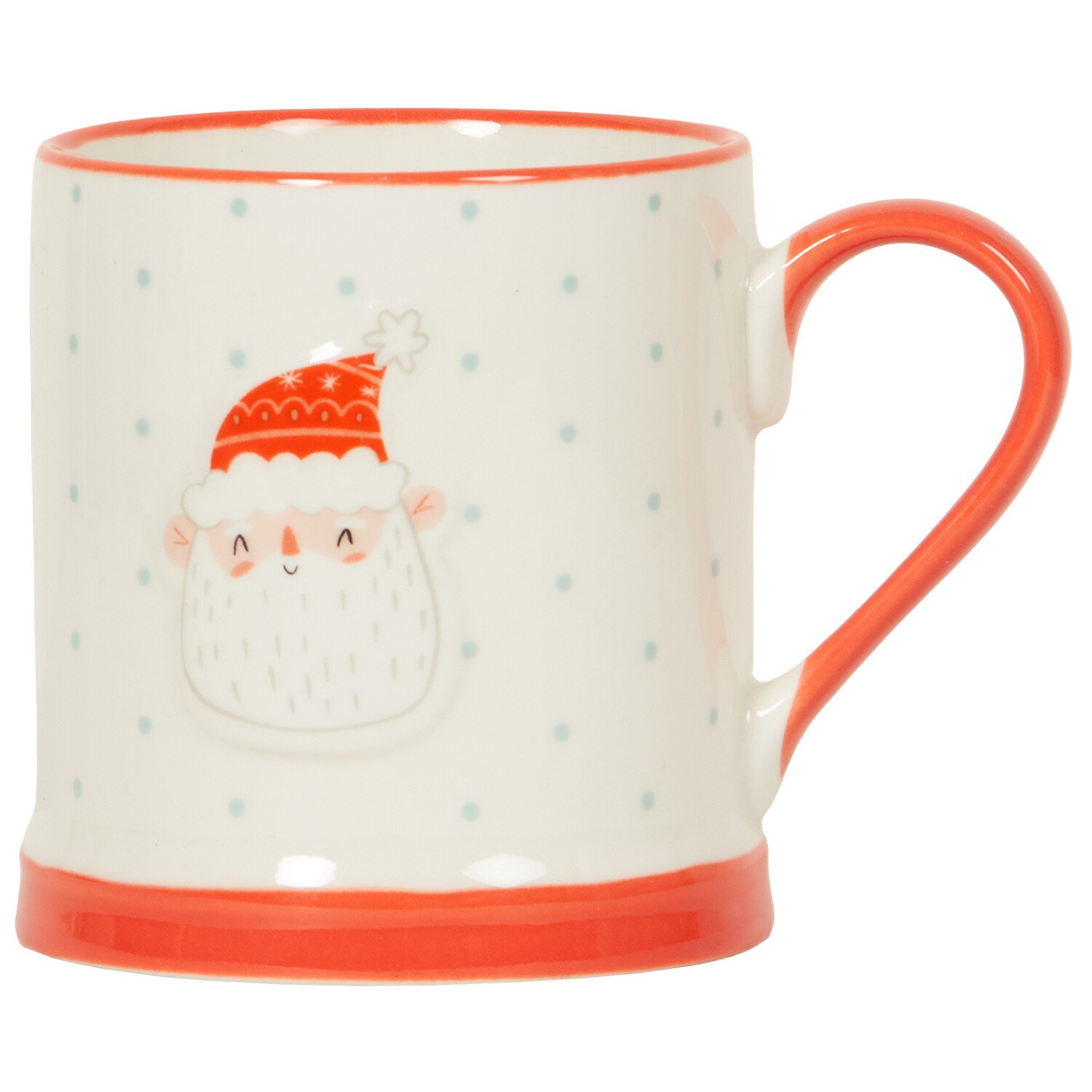 Santa or Christmas Tree Tankard - White Image 4
