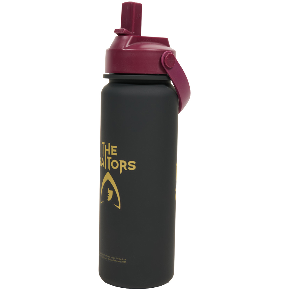 The Traitors Water Bottle Black Image 3