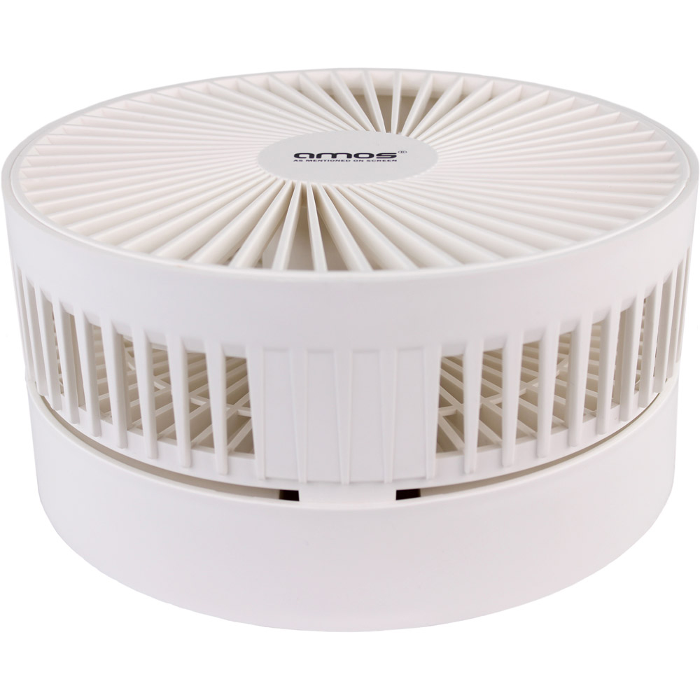 AMOS White Foldable USB Mini Desk Fan 7 inch Image 3