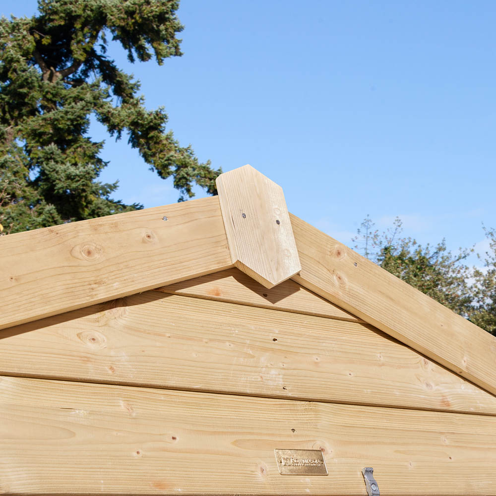 Rowlinson 8 x 6ft Shiplap Apex Shed with Window Image 5