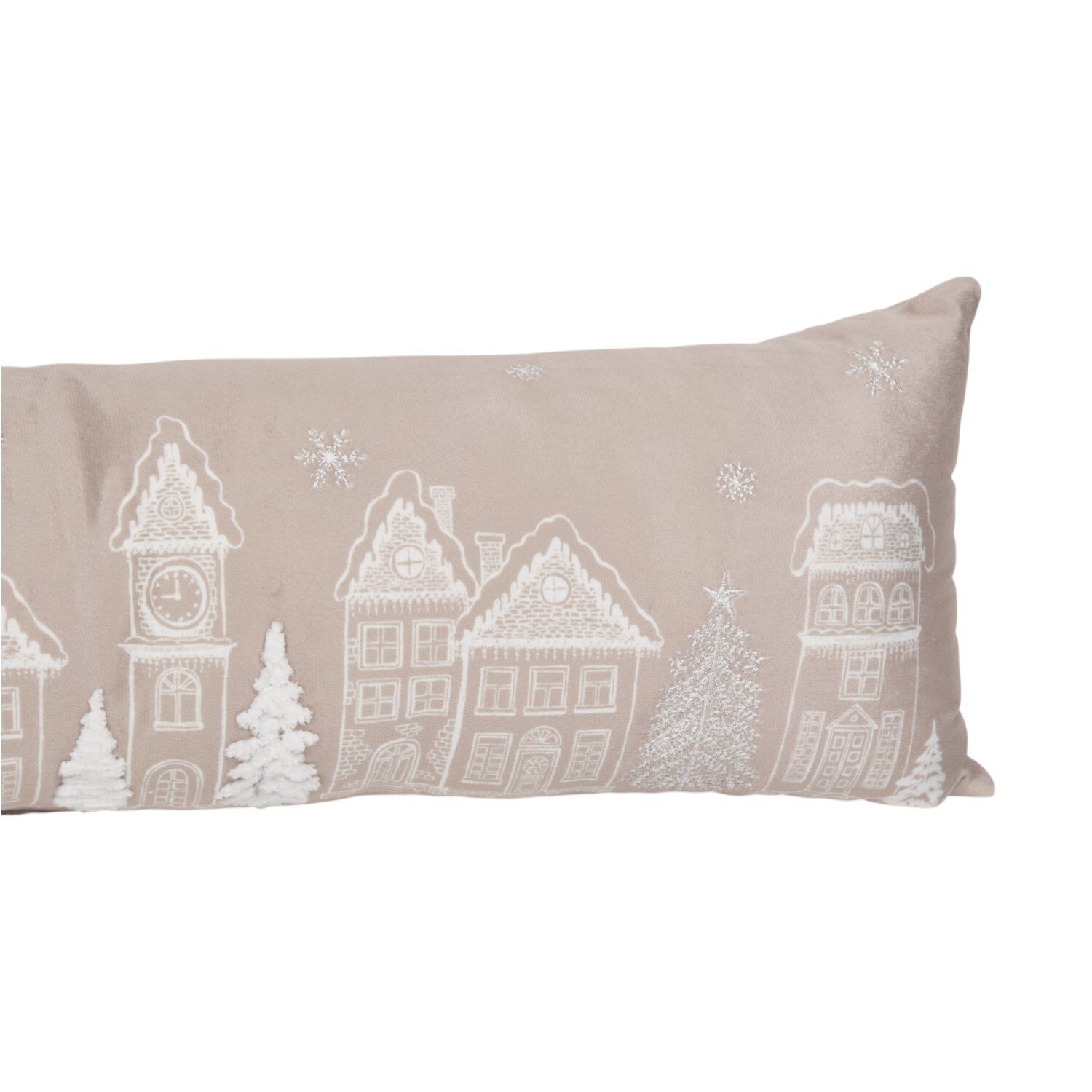 Winter Town Draught Excluder Beige Image 2