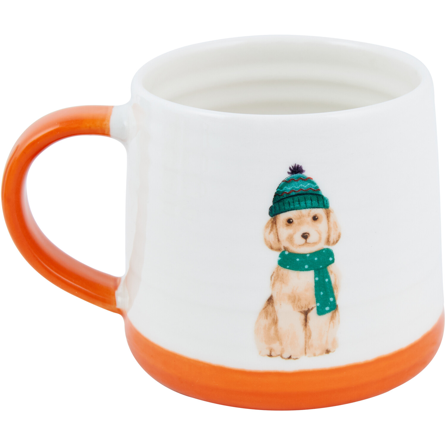 Pets Christmas Ribbed Mug Image 2