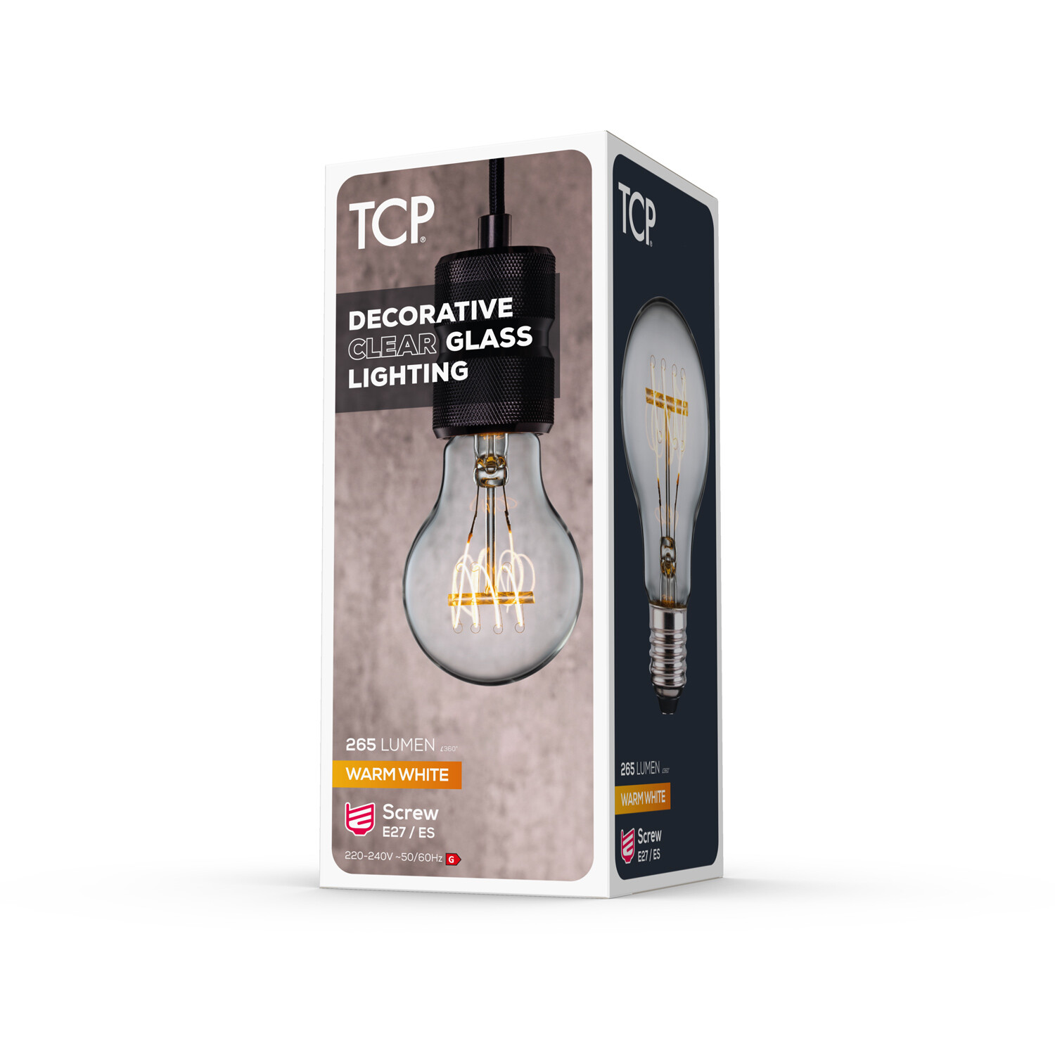 TCP A Shape Decorative Filament 265L E27 Bulb Warm White Image 3