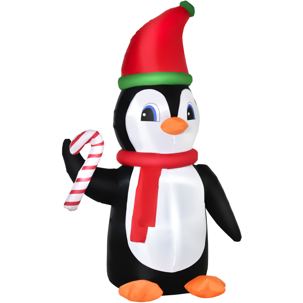 Everglow Light Up Inflatable Penguin Christmas Decoration 8.2ft Image 2