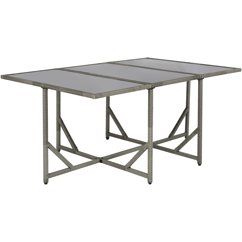 Home Garden Direct Athena 10 Seater Cube Dining Set Grey Image 4