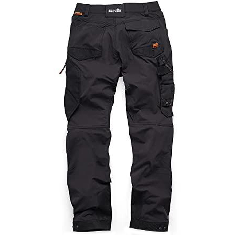 Scruffs Pro Flex Plus Trouser 38R Black Image 2