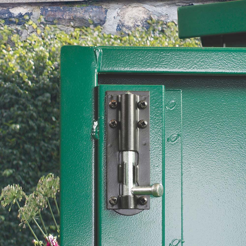 Asgard Annexe Secured by Design 6 x 3ft Double Door Green Caravan Storage Shed Image 5