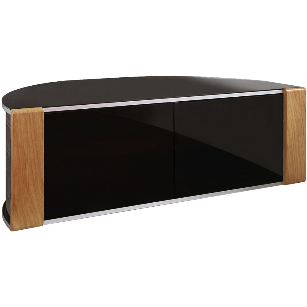 MDA Designs Sirius 1200 2 Door Walnut and Oak TV Cabinet Image 5