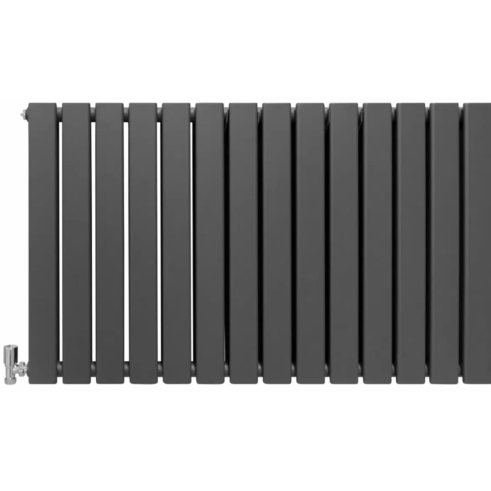 MonsterShop Anthracite Grey Flat Radiator 600 x 1190mm Image 4