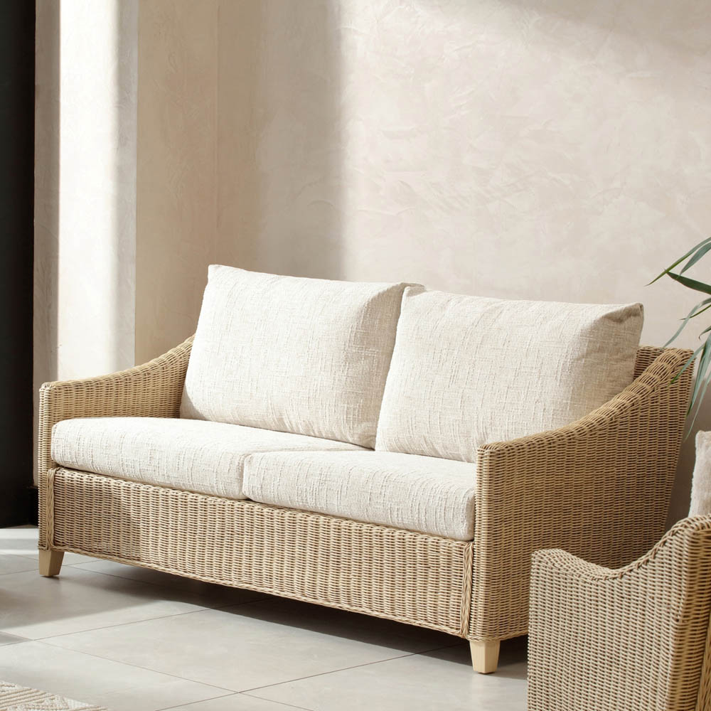 Desser Furniture Dijon 3 Seater Cotton Cream Suite Image 6