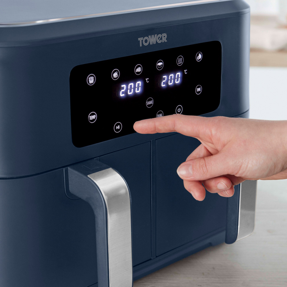 Tower Cavaletto EEJB253 Blue 4 Slice Toaster with 1.7L Kettle and 8.5L Air Fryer Set Image 6