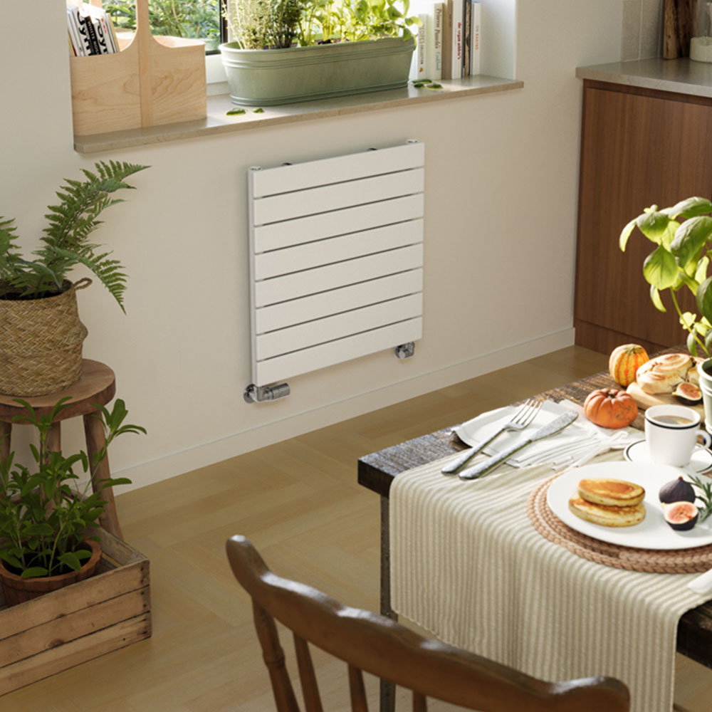 Terma Forte 1384 BTU White Single Panel Radiator 600 x 588mm Image 7