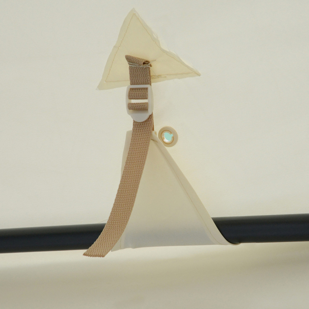 Outsunny 3 x 3m 2 Tier White Gazebo Image 4