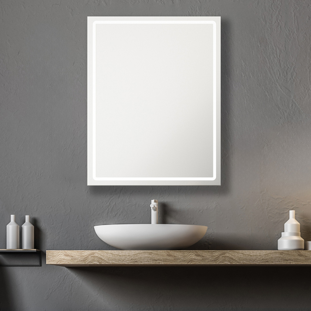 Sorrelis Aquila Single Door Tunable LED Mirror Cabinet 70 x 50cm Image 4