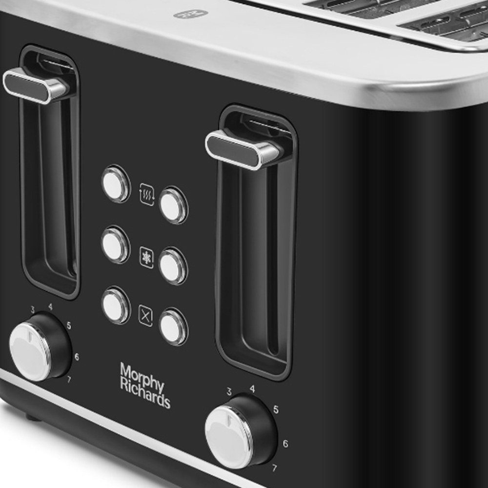 Morphy Richards Motive 242801 Black 4 Slice Toaster Image 4