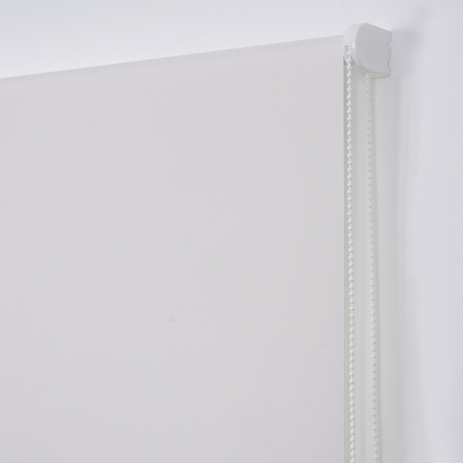Plain Blackout Blinds Pearl White 180cm Image 3