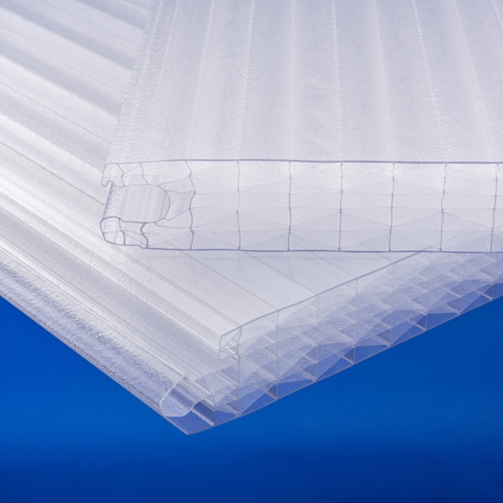 Corotherm Clickfit 16mm Clear Polycarbonate Sheet Roofing Panel 3000 x 500mm Image 2