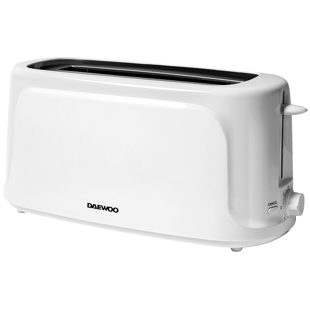Daewoo SDA2728 Long Slot Plastic 4 Slice Toaster Image 1