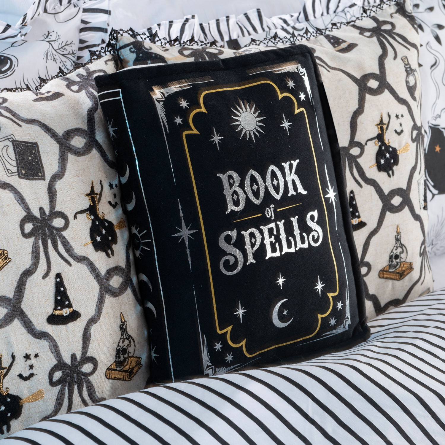 Spellbound Cushion Monochrome Image 4