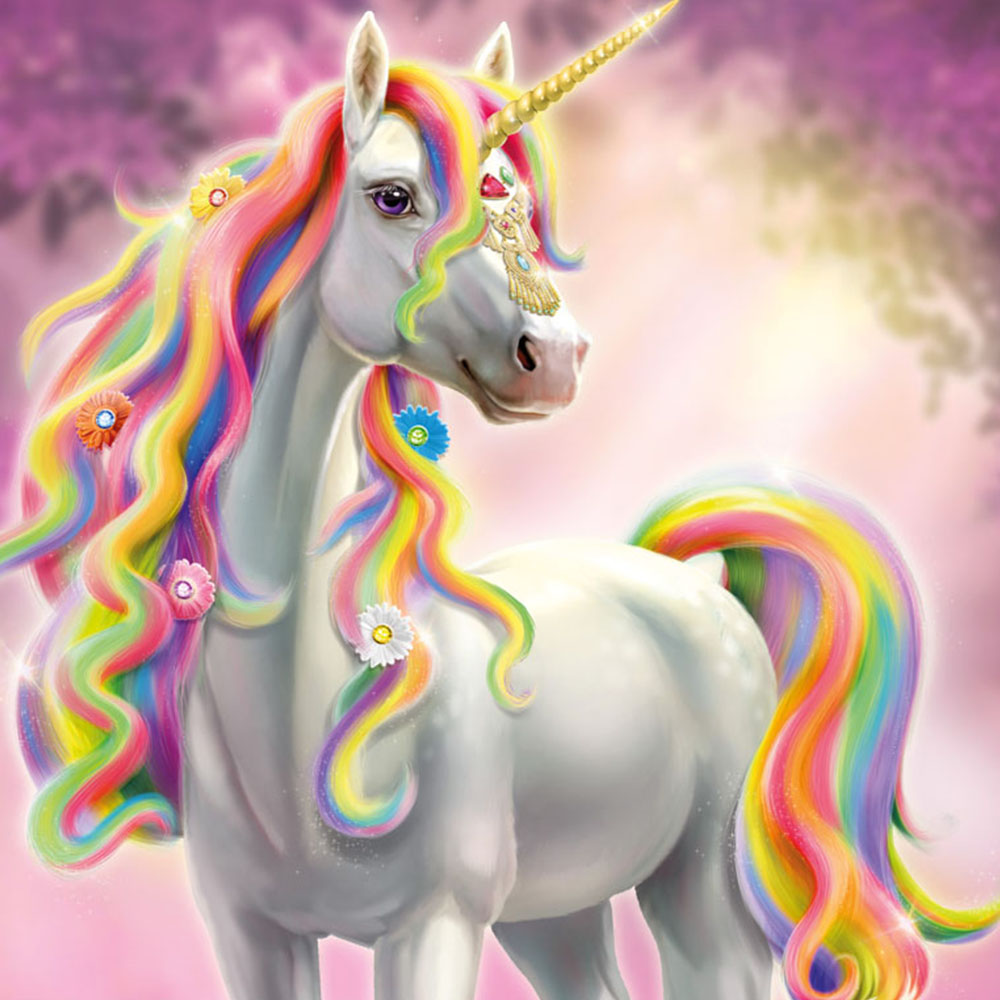 Walltastic Gemstone Unicorn Wall Mural Image 2