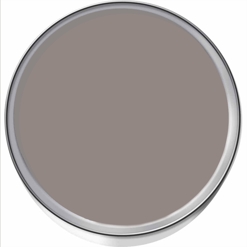 Hemway Taupe Brown Furniture and Walls Matt Chalk Paint 1L Image 3